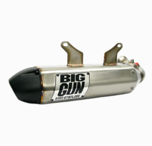 Yamaha Wolverine X4 Performance Exhaust - Big Gun - EXO Stainless Slip On - `18-`23